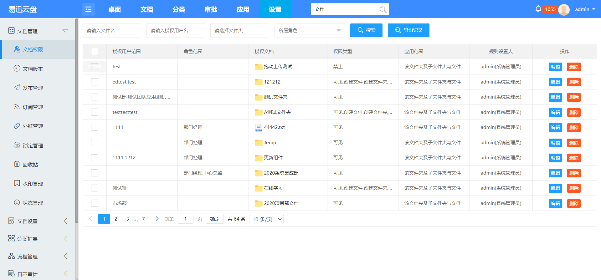 文档管理系统